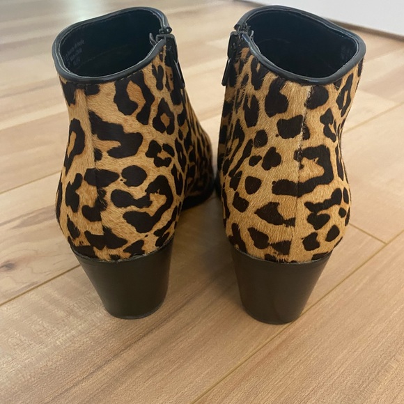 Leopard Heeled Booties - Picture 3 of 6